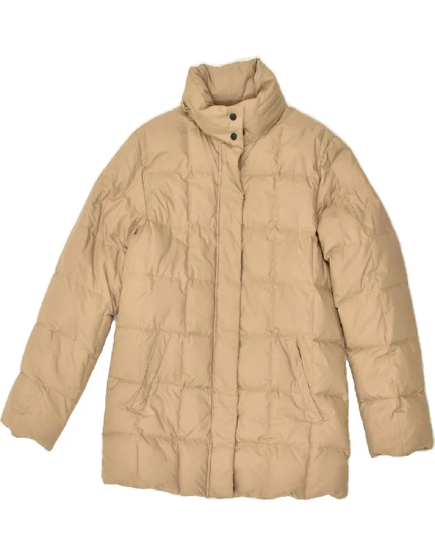 ALBERTO ASPESI Womens Hooded Padded Coat UK 10 Small Beige Polyester Stole Shawl Scarf ALBERTO ASPESI Womens Hooded Padded Coat UK 10 Small Beige Polyester Stole Shawl Scarf