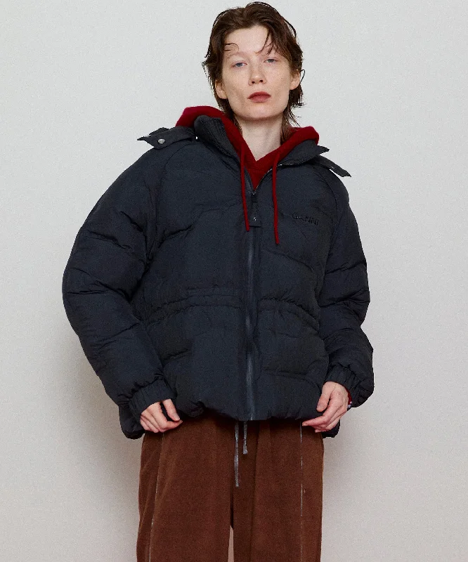 【GANNI】Soft Puffer Short Raglan Jacket Insulated Jacket Fitted Jacket Loose Jacket Insulated Jacket Fitted Jacket Loose Jacket