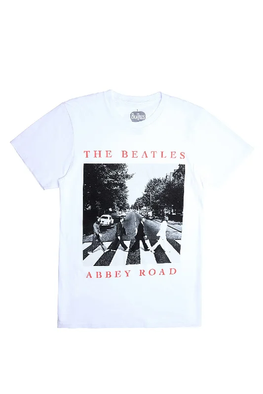 The Beatles Abbey Road Graphic Relaxed Tee Thin T-Shirt Open Front Quick Dry Thin T-Shirt Open Front Quick Dry