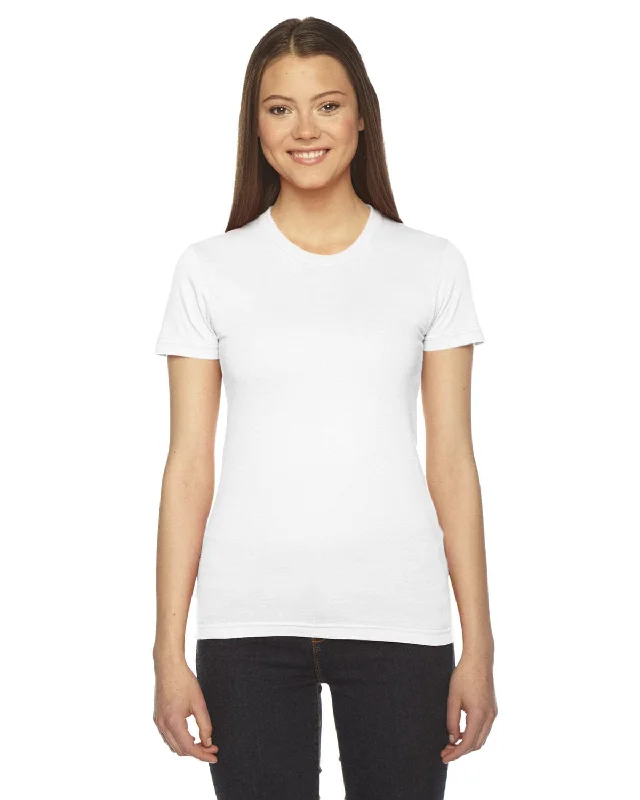 American Apparel Ladies Fine Jersey Short Sleeve T-Shirt | White V-Neck T-Shirt Long Sleeve Cotton V-Neck T-Shirt Long Sleeve Cotton