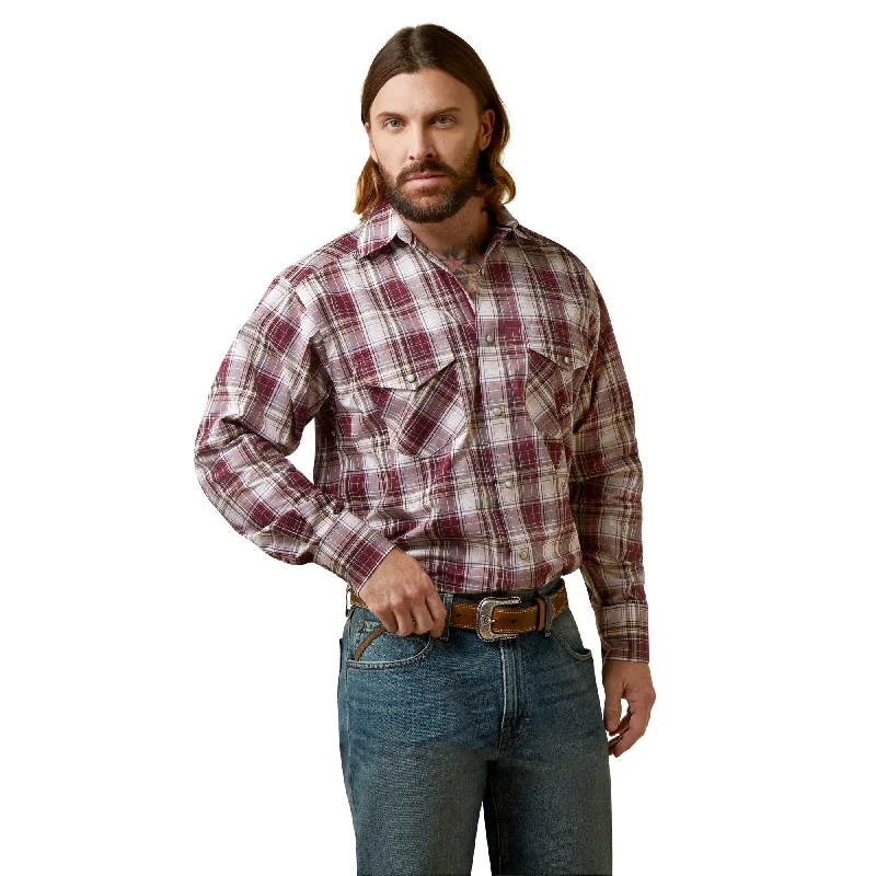 Pro Series Adrian Classic Fit Western Shirt Spandex Blend Rayon Blend Denim Blend Spandex Blend Rayon Blend Denim Blend