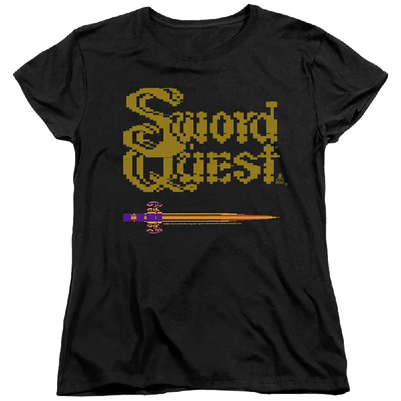 Atari 8 Bit Sword - Women's T-Shirt Denim Fabric Leather Fabric Suede Fabric Denim Fabric Leather Fabric Suede Fabric Atari 8 Bit Sword - Women's T-Shirt Denim Fabric Leather Fabric Suede Fabric Denim Fabric Leather Fabric Suede Fabric