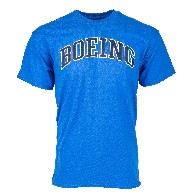 Boeing Varsity Logo Unisex T-Shirt Real Fur Shearling Chenille Real Fur Shearling Chenille Boeing Varsity Logo Unisex T-Shirt Real Fur Shearling Chenille Real Fur Shearling Chenille