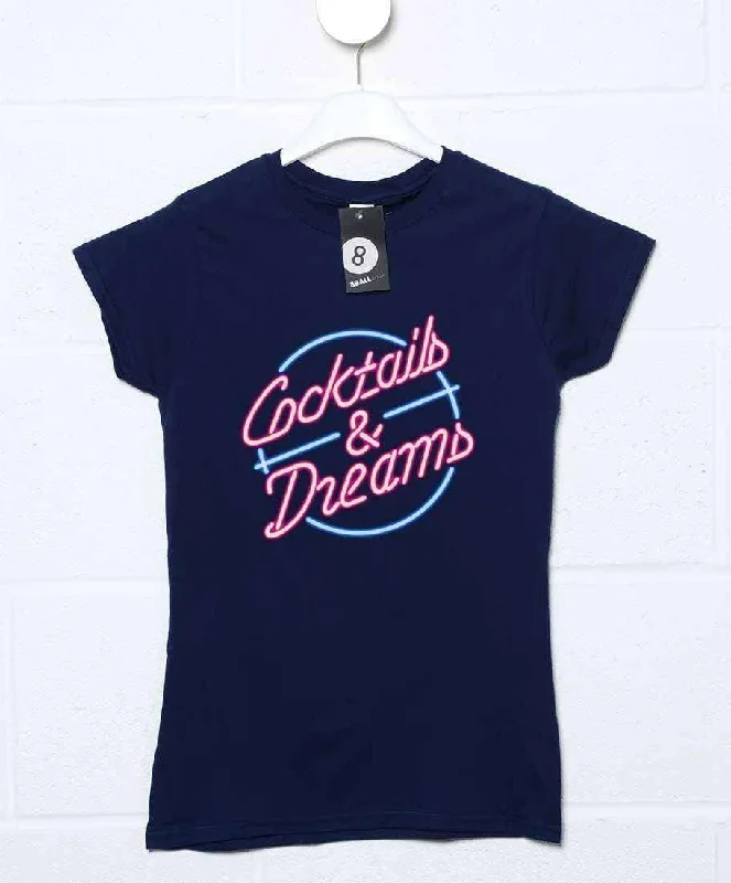 Cocktails And Dreams Logo Fitted Womens T-Shirt Spandex Blend Rayon Blend Denim Blend Spandex Blend Rayon Blend Denim Blend Cocktails And Dreams Logo Fitted Womens T-Shirt Spandex Blend Rayon Blend Denim Blend Spandex Blend Rayon Blend Denim Blend