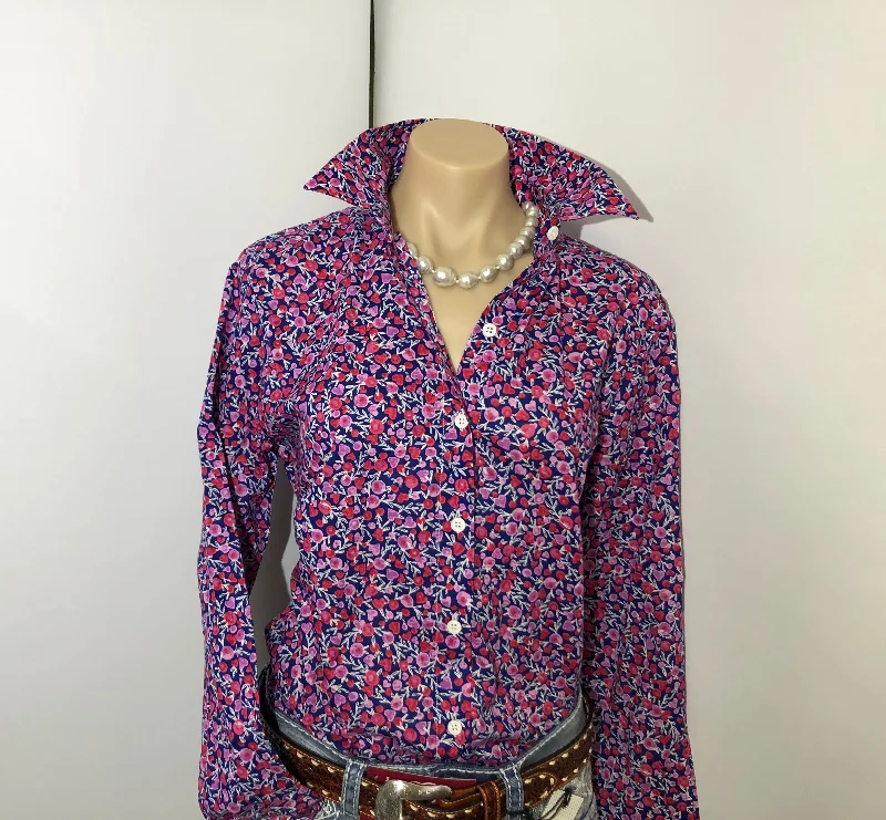 Country Tradition Ladies L/S Bright Floral Shirt Welt Pockets Slit Pockets Flap Pockets Welt Pockets Slit Pockets Flap Pockets Country Tradition Ladies L/S Bright Floral Shirt Welt Pockets Slit Pockets Flap Pockets Welt Pockets Slit Pockets Flap Pockets