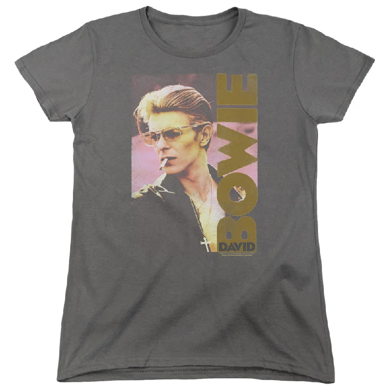 David Bowie Smokin Women's 18/1 100% Cotton Short-Sleeve T-Shirt Nylon Fabric Polyester Fabric Spandex Fabric Nylon Fabric Polyester Fabric Spandex Fabric David Bowie Smokin Women's 18/1 100% Cotton Short-Sleeve T-Shirt Nylon Fabric Polyester Fabric Spandex Fabric Nylon Fabric Polyester Fabric Spandex Fabric