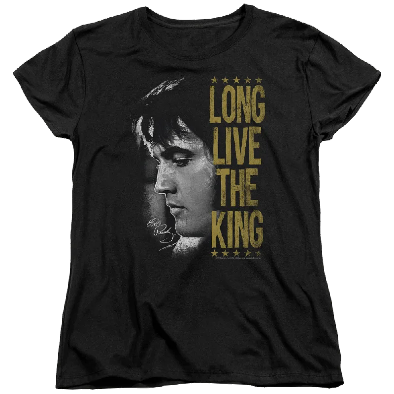 Elvis Presley Long Live The King - Women's T-Shirt Anti-Shrink Durable Soft Anti-Shrink Durable Soft