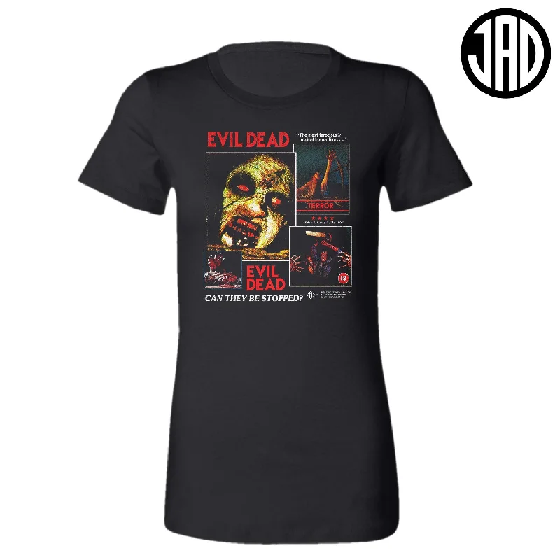 Evil Dead Poster - Women's Tee Modern Contemporary Chic Modern Contemporary Chic