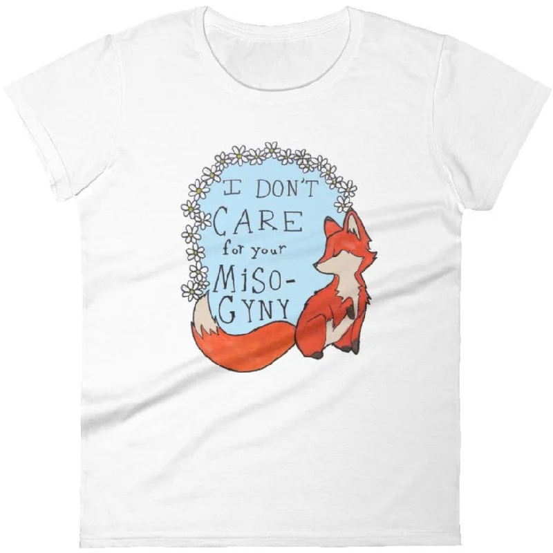 Feminist Fox Doesn't Care For Your Misogyny -- Women's T-Shirt Satin Blend Silk Blend Wool Blend Satin Blend Silk Blend Wool Blend Feminist Fox Doesn't Care For Your Misogyny -- Women's T-Shirt Satin Blend Silk Blend Wool Blend Satin Blend Silk Blend Wool Blend