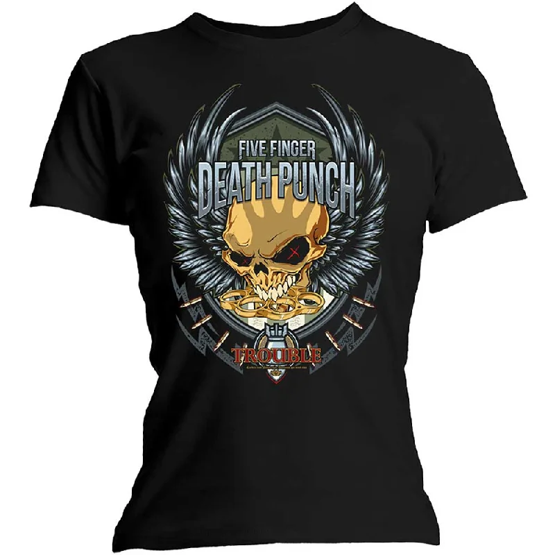 Five Finger Death Punch Trouble Ladies T-Shirt Lace Blend Ribbed Blend Corduroy Blend Lace Blend Ribbed Blend Corduroy Blend Five Finger Death Punch Trouble Ladies T-Shirt Lace Blend Ribbed Blend Corduroy Blend Lace Blend Ribbed Blend Corduroy Blend