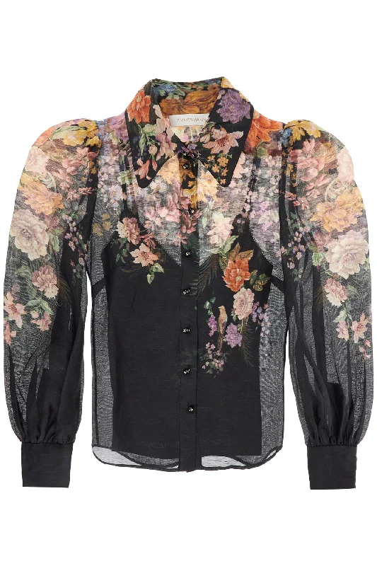 Floral Shirt Graphic Embroidered Appliqued Graphic Embroidered Appliqued