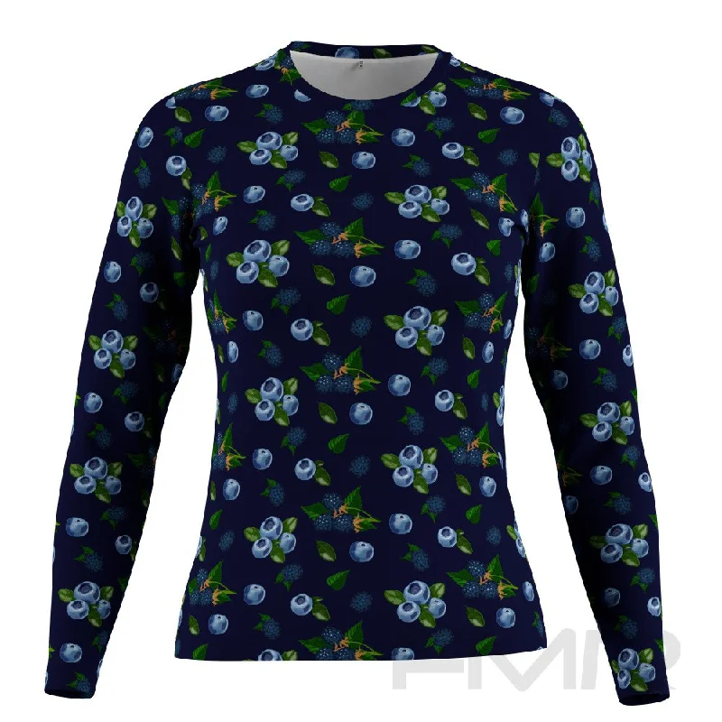 FMR Women's Blackberry Long Sleeve Running T-Shirt Welt Pockets Slit Pockets Welt Pockets Slit Pockets FMR Women's Blackberry Long Sleeve Running T-Shirt Welt Pockets Slit Pockets Welt Pockets Slit Pockets