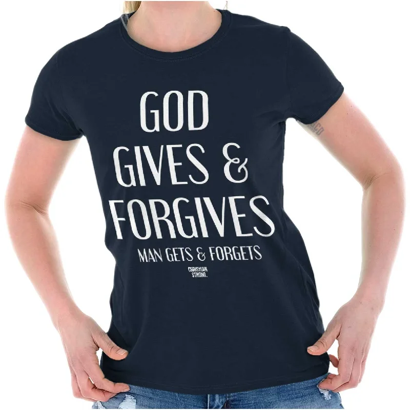 God Forgives Ladies T Shirt Modern Contemporary Chic Modern Contemporary Chic