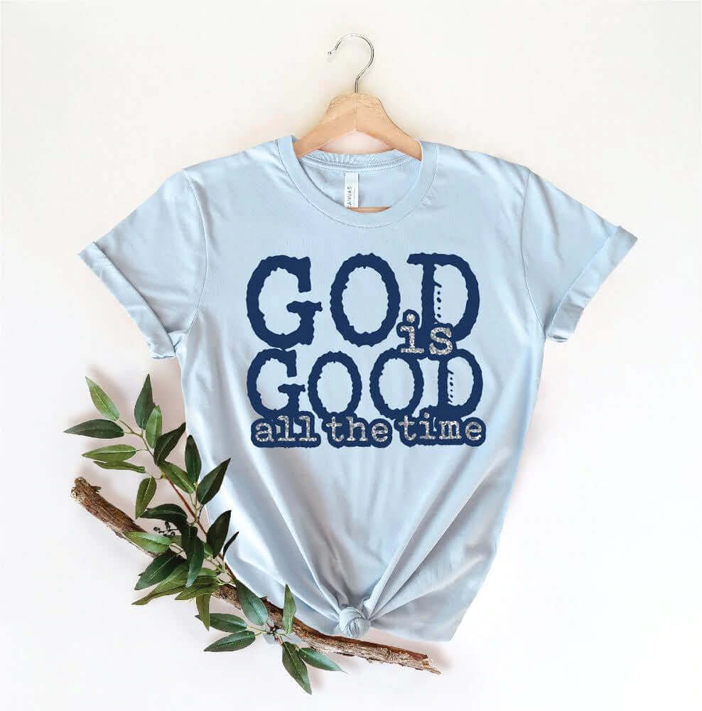 God Is Good Ladies Shirt Hooded Caped Shawl Collar Hooded Caped Shawl Collar