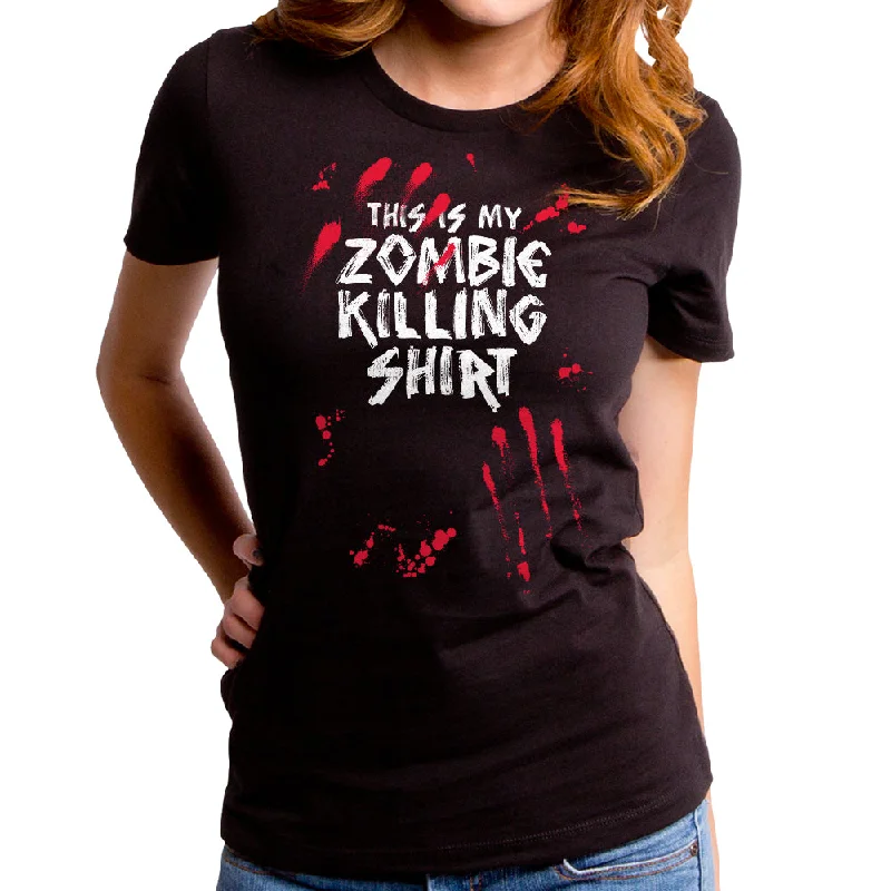 Zombie Killer Women's T-Shirt Layered Multi-layer Single Layer Layered Multi-layer Single Layer