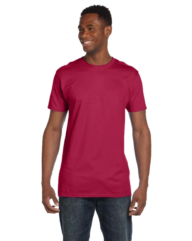 Hanes Combed Cotton T-Shirt | Heather Red Basic T-Shirt Crew Neck Short Sleeve Basic T-Shirt Crew Neck Short Sleeve Hanes Combed Cotton T-Shirt | Heather Red Basic T-Shirt Crew Neck Short Sleeve Basic T-Shirt Crew Neck Short Sleeve