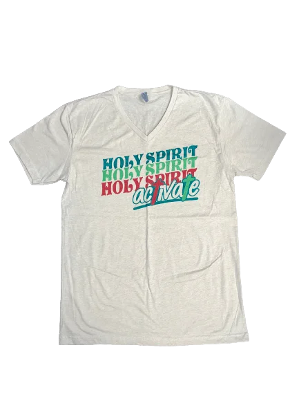 Holy Spirit Activate! Ladies Shirt Hooded Caped Shawl Collar Hooded Caped Shawl Collar Holy Spirit Activate! Ladies Shirt Hooded Caped Shawl Collar Hooded Caped Shawl Collar
