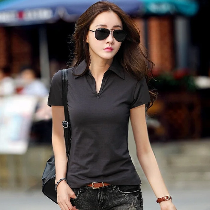 New Polo Women Short Sleeve For Women Cotton Tops Tees Ladies Polo Real Fur Shearling Chenille Real Fur Shearling Chenille New Polo Women Short Sleeve For Women Cotton Tops Tees Ladies Polo Real Fur Shearling Chenille Real Fur Shearling Chenille