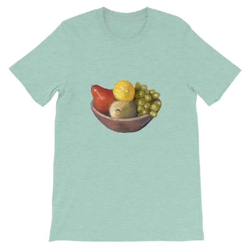 Oil Painting of a Bowl of Fruit T-Shirt Beaded Sequined Faux Fur Beaded Sequined Faux Fur Oil Painting of a Bowl of Fruit T-Shirt Beaded Sequined Faux Fur Beaded Sequined Faux Fur