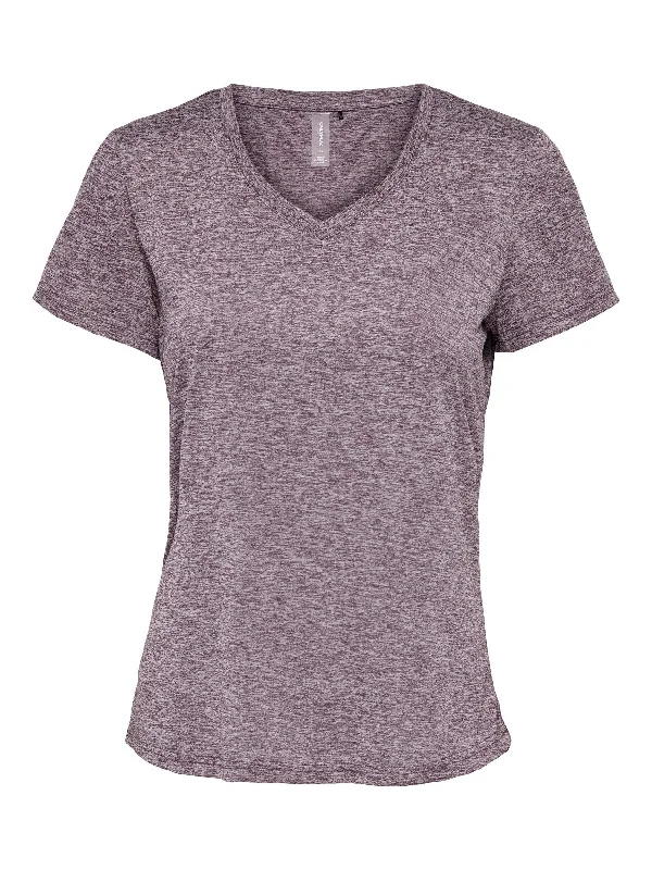 Only Play IVY Tee-PLUM Boxy Fit Fitted Loose Boxy Fit Fitted Loose
