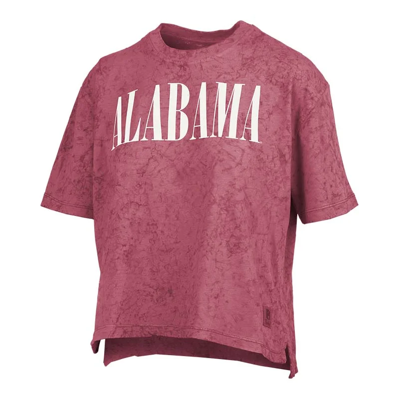 Alabama Showtime Waistline Short Sleeve T-Shirt Cotton Fabric Linen Fabric Terry Fabric Cotton Fabric Linen Fabric Terry Fabric