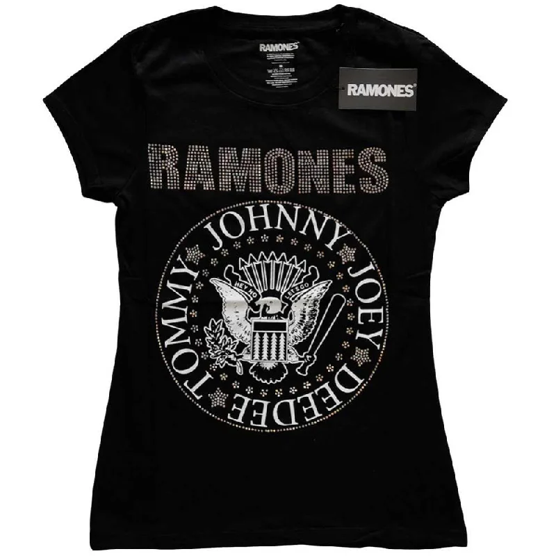 Ramones Presidential Seal Ladies T-Shirt Zippered Front Buttoned Front Snap Front Zippered Front Buttoned Front Snap Front Ramones Presidential Seal Ladies T-Shirt Zippered Front Buttoned Front Snap Front Zippered Front Buttoned Front Snap Front