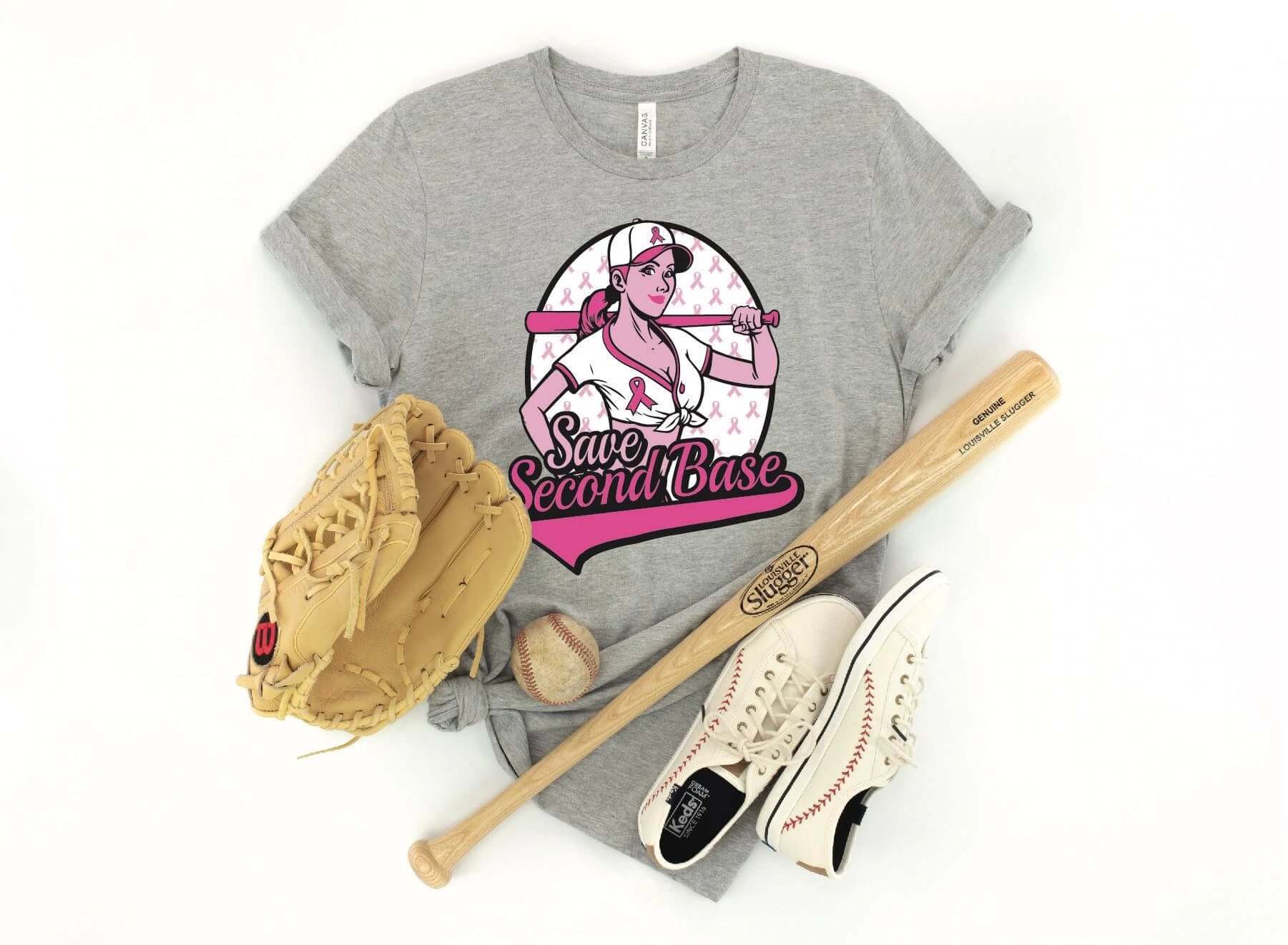 Save Second Base Breast Cancer Awareness Shirt Solid Color Striped Floral Solid Color Striped Floral Save Second Base Breast Cancer Awareness Shirt Solid Color Striped Floral Solid Color Striped Floral