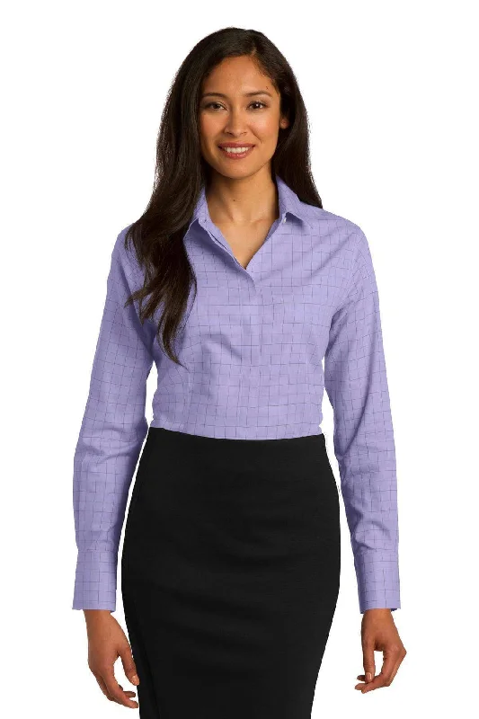 Red House Ladies Windowpane Plaid Non-Iron Shirt. RH71 Ribbed Striped Patterned Ribbed Striped Patterned Red House Ladies Windowpane Plaid Non-Iron Shirt. RH71 Ribbed Striped Patterned Ribbed Striped Patterned
