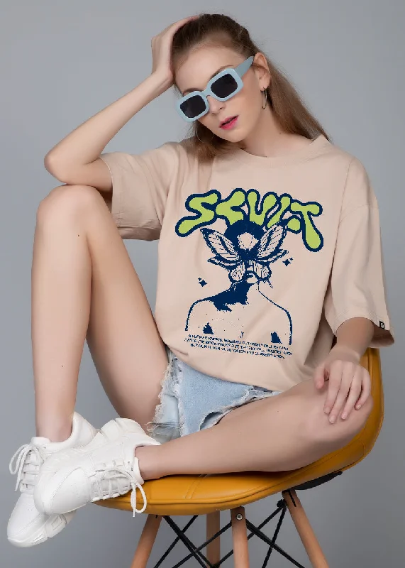 Skult Women Oversized Printed T-Shirt Anti-Pilling Machine Wash Handmade Anti-Pilling Machine Wash Handmade Skult Women Oversized Printed T-Shirt Anti-Pilling Machine Wash Handmade Anti-Pilling Machine Wash Handmade