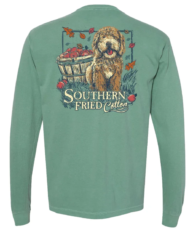 Southern Fried Cotton Fresh off the Tree Long Sleeve T-Shirt Terry Blend Velvet Blend Canvas Blend Terry Blend Velvet Blend Canvas Blend