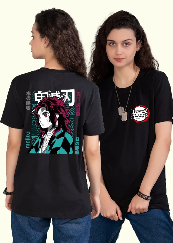 Tanjiro Women Black Printed Half-Sleeve T-Shirt Mesh Blend Leather Blend Suede Blend Mesh Blend Leather Blend Suede Blend Tanjiro Women Black Printed Half-Sleeve T-Shirt Mesh Blend Leather Blend Suede Blend Mesh Blend Leather Blend Suede Blend