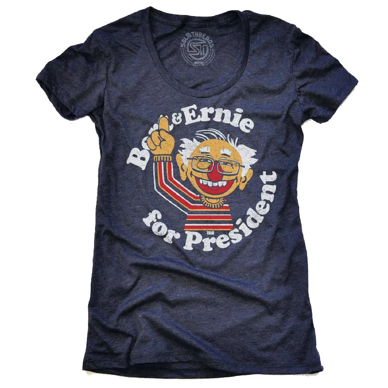 Women's Bernie (Sanders) Muppet T-shirt Satin Blend Silk Blend Wool Blend Satin Blend Silk Blend Wool Blend