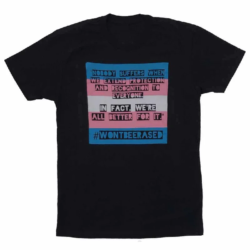 #WONTBEERASED T-shirt supporting A4TE Handmade Hand-knitted Hand-woven Handmade Hand-knitted Hand-woven #WONTBEERASED T-shirt supporting A4TE Handmade Hand-knitted Hand-woven Handmade Hand-knitted Hand-woven