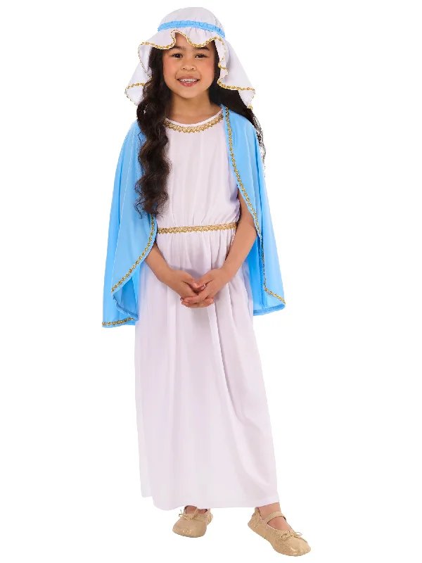 Nativity Mary Dress with Shawl and Headpiece Tunics Print Colorful Tunics Print Colorful