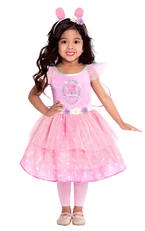 Girls Peppa Pig Fairy Dress A-Line Day Work A-Line Day Work