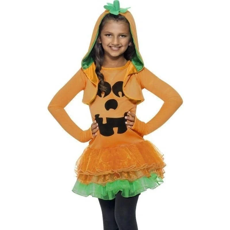 Pumpkin Tutu Dress Costume Kids Orange Tunics Favorite customer Tunics Favorite customer